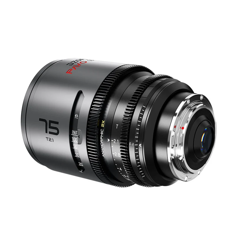 Pavo 75mm T2.1 2X Anamorphique PL/EF (Revêtement Neutre)
