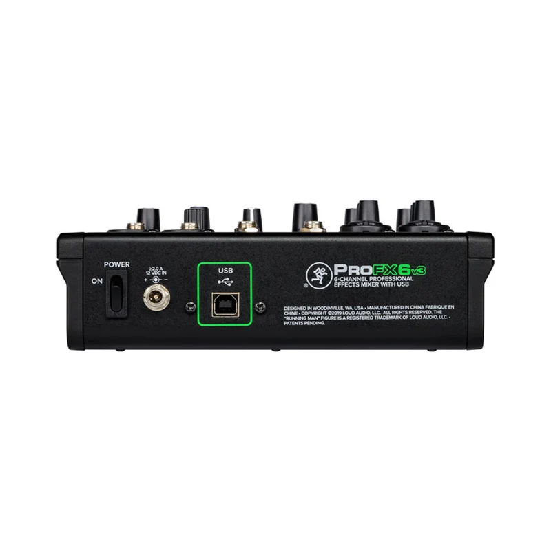 Mélangeur Professionnel de 6 Canaux avec USB - ProFX6v3