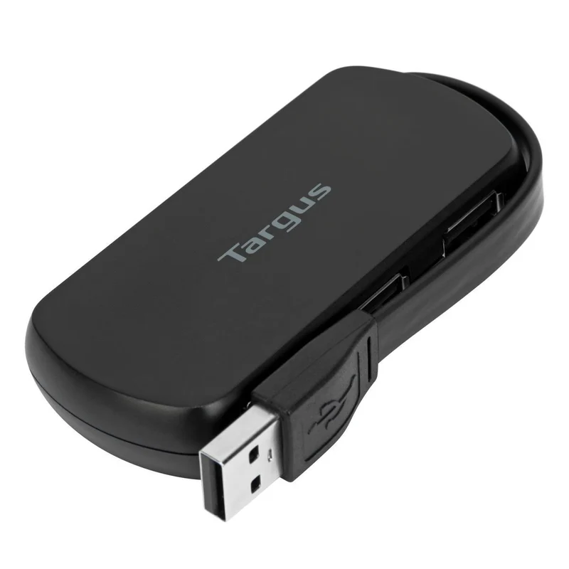 Targus ACH114EU Hub USB 2.0, 4 Ports, 480 Mbit/s, Noir