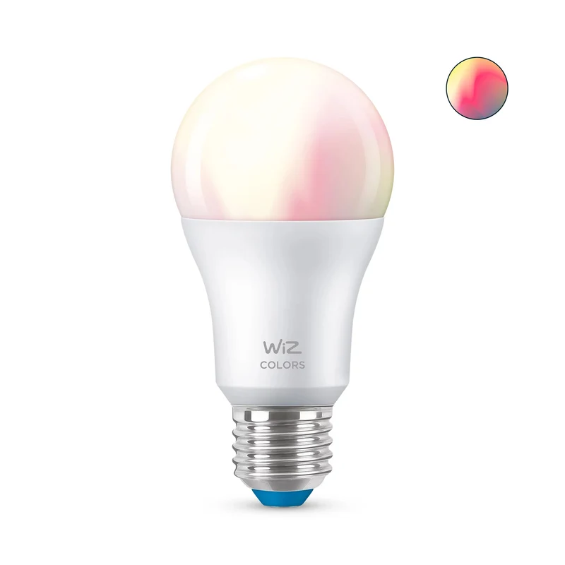WiZ Ampoule Intelligente Multicolore 8W (éq. 60W) A60 E27