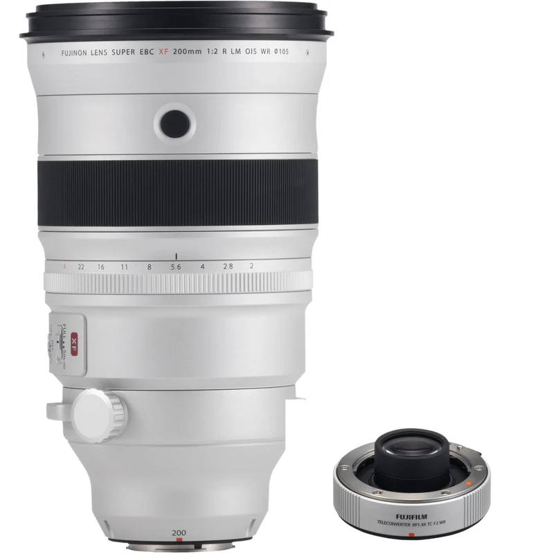 XF 200mm f/2 R LM OIS WR avec Téléconvertisseur XF 1.4x TC F2 WR