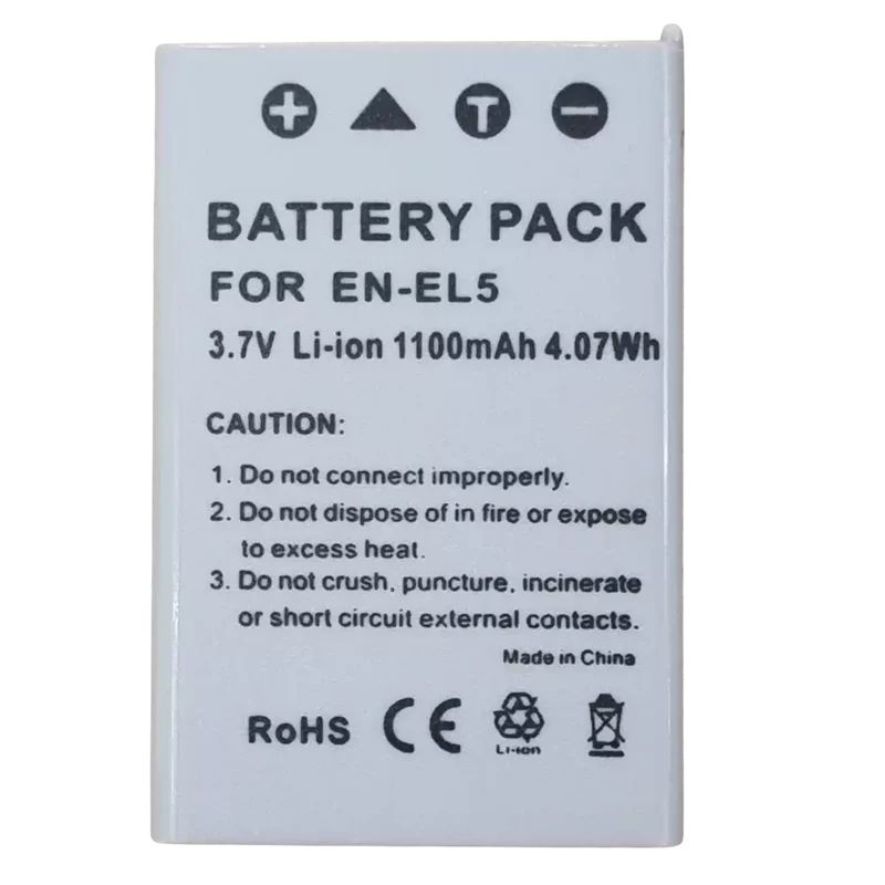 Batterie Nikon EN-EL5 compatible 3.7V 1100mAh Li-ion