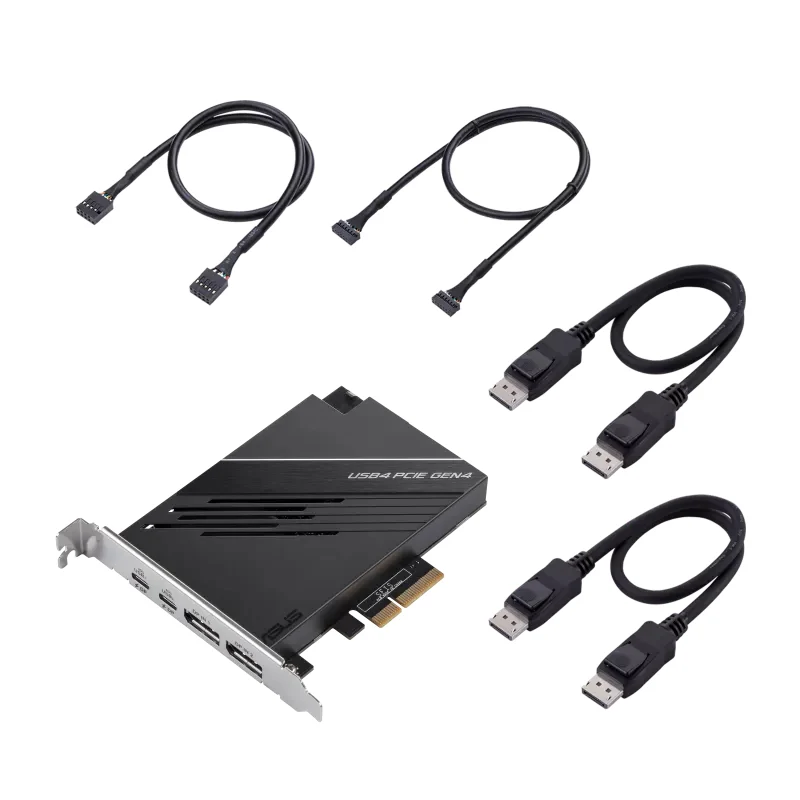 Asus USB4 PCIe Gen4 Card Carte d'Interface Interne DisplayPort et USB Type-C