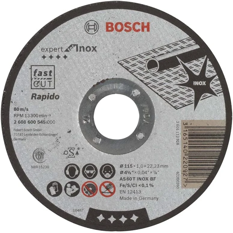 Bosch Disques à tronçonner Expert for Inox