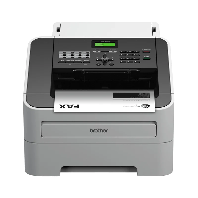 Brother FAX-2840 Fax Laser A4, 33,6 Kbit/s, Noir et Gris