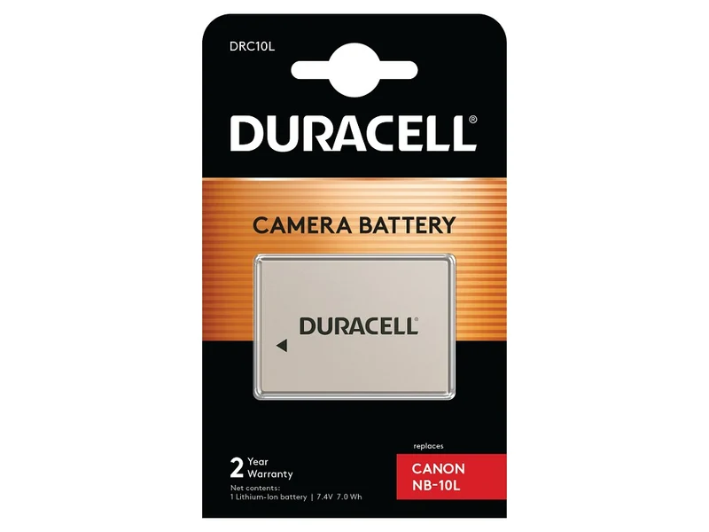 Duracell DRC10L Batterie pour Appareil Photo et Caméscope Li-Ion 950 mAh
