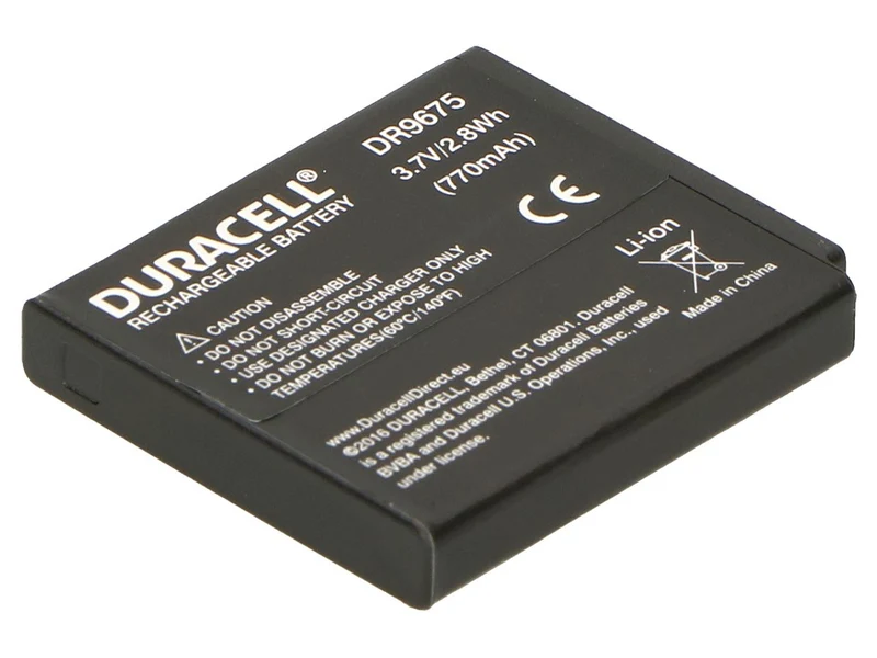 Duracell DR9675 Batterie pour Appareil Photo et Caméscope Li-Ion 770 mAh