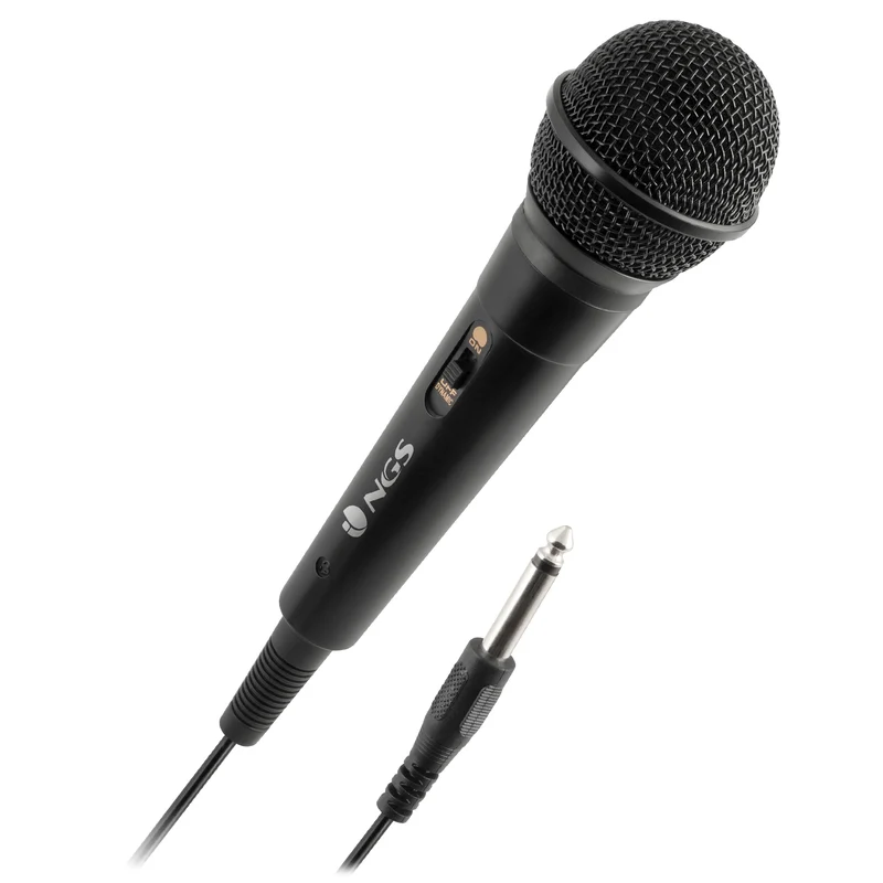 NGS Singer Fire Microphone de Karaoké, Noir