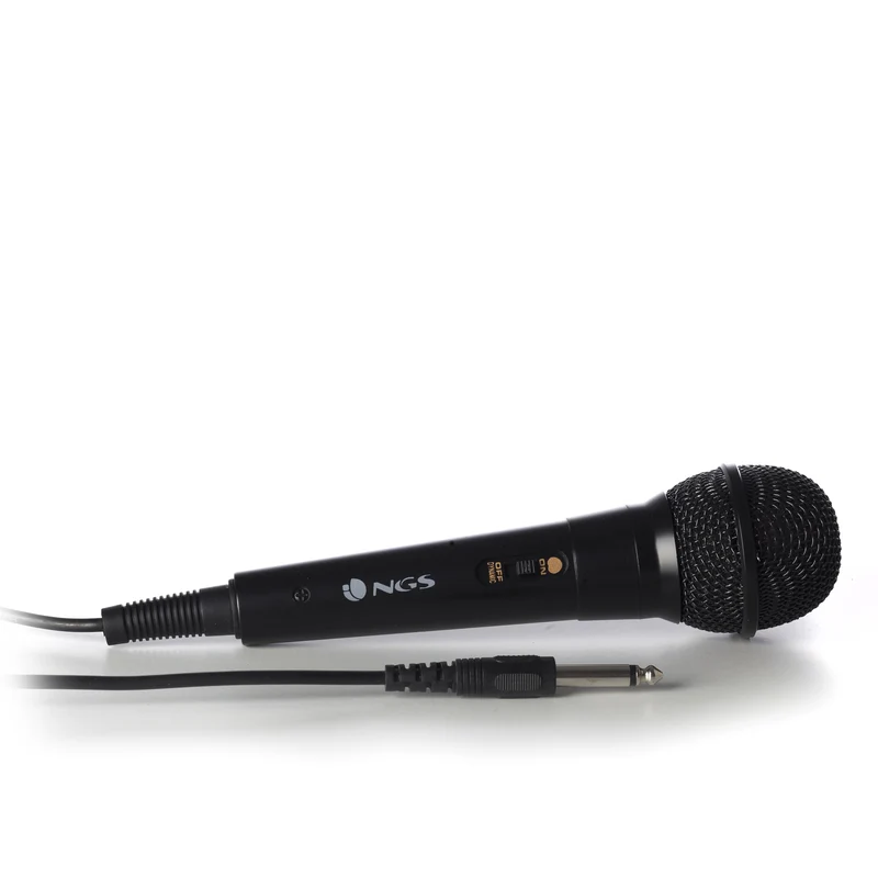 NGS Singer Fire Microphone de Karaoké, Noir