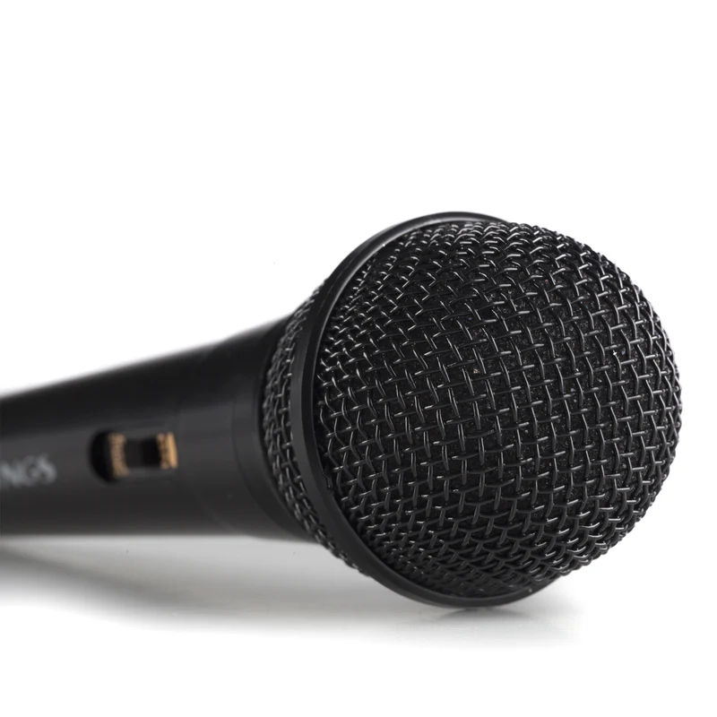 NGS Singer Fire Microphone de Karaoké, Noir