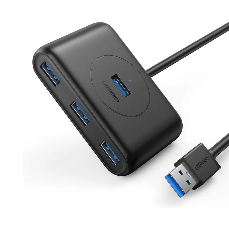 Ugreen 20290 Hub USB 3.2 Gen 1 (3.1 Gen 1) Type-A 5000 Mbit/s, Noir