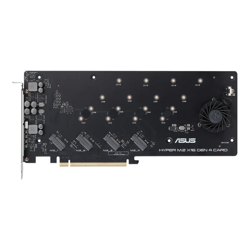 Asus Hyper M.2 x16 Gen 4 Carte et Adaptateur d'Interfaces Interne PCIe 4.0
