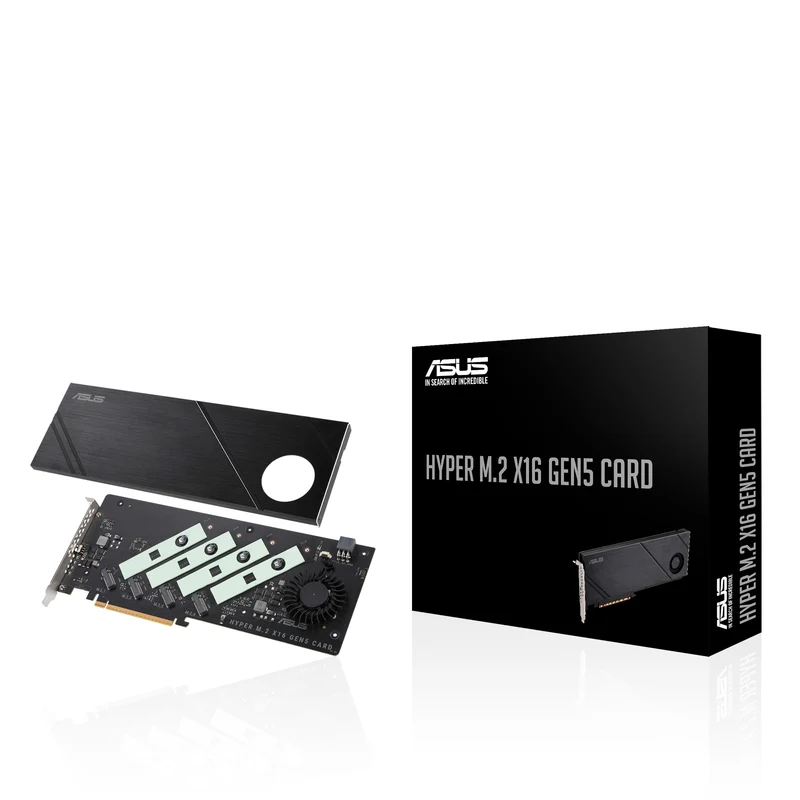 Asus Hyper M.2 x16 Gen5 Card Carte Adaptateur d'Interface Interne PCIe 5.0