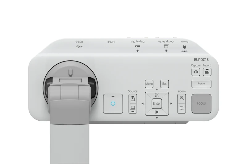 Epson ELPDC13 Visualiseur de Documents Full HD, Zone de Capture A3, Zoom x16
