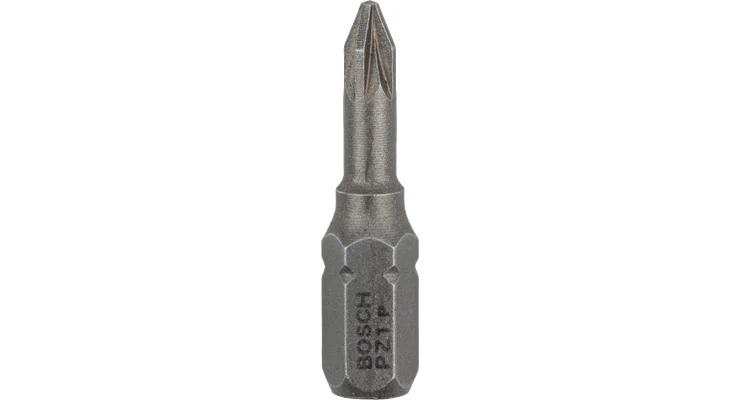 Bosch Embouts de Vissage Qualité Extra-Dure PZ2, 25 mm, Lot de 3