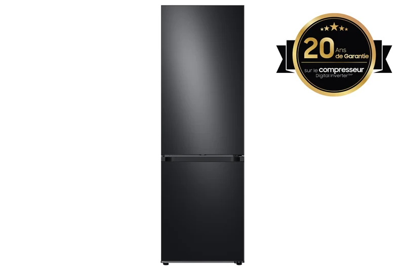 Samsung Réfrigérateur Combiné Bespoke AI - Carbone- Connecté - 344L - Classe E -RB34C7B5EB1