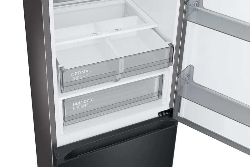 Samsung Réfrigérateur Combiné Bespoke AI - Carbone- Connecté - 344L - Classe E -RB34C7B5EB1