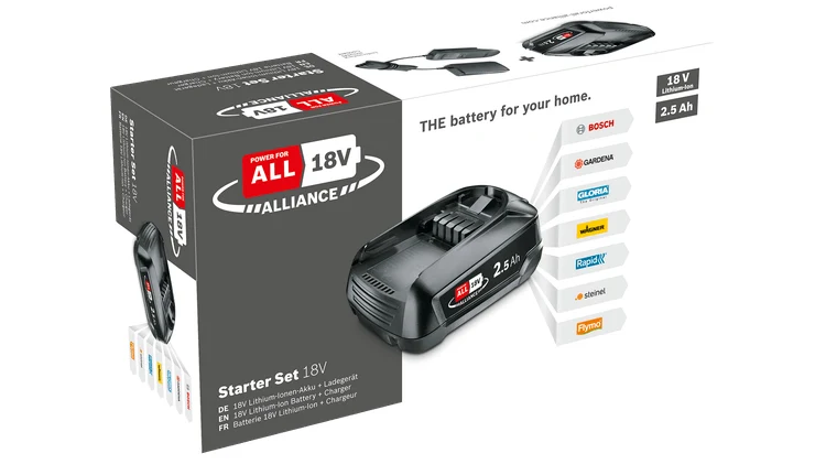 Bosch 1 600 A02 625 Ensemble Batterie 18V 2,5 Ah et Chargeur 2A