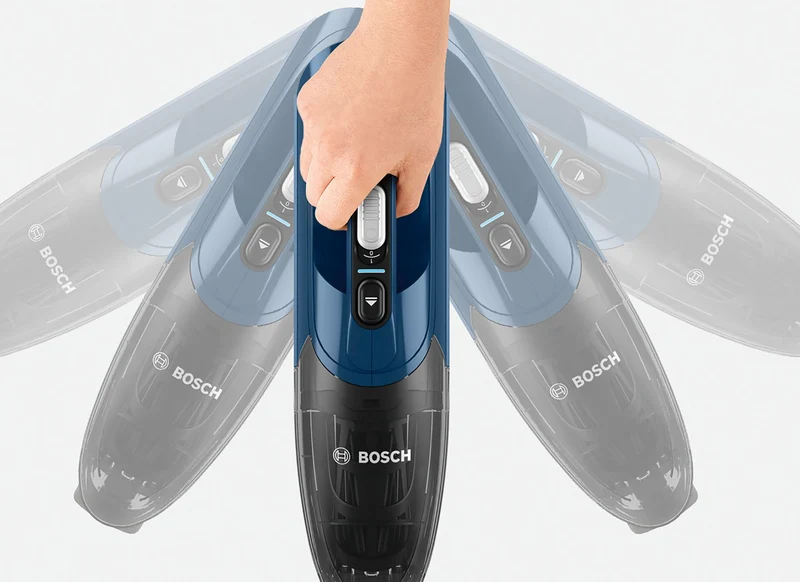 Bosch Serie 2 BBHF216 Aspirateur Balai 2 en 1 Sans Sac, Batterie Li-Ion 14,4V, Bleu