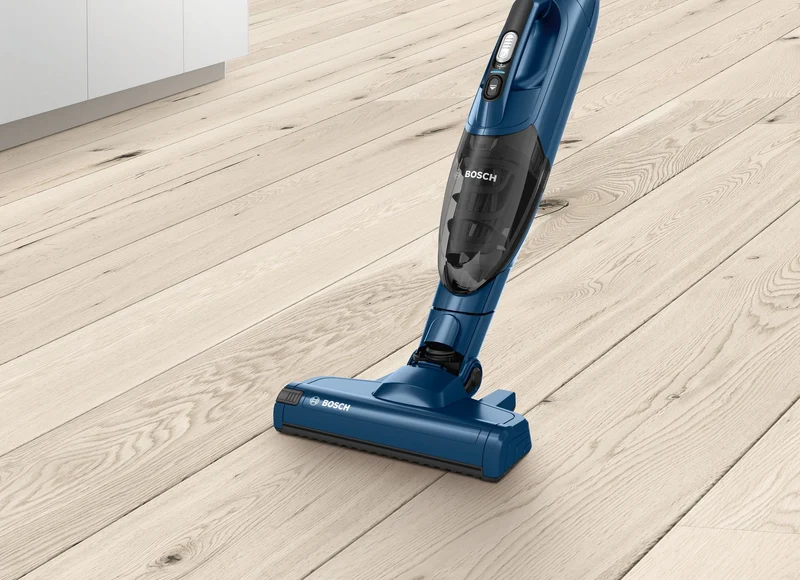Bosch Serie 2 BBHF216 Aspirateur Balai 2 en 1 Sans Sac, Batterie Li-Ion 14,4V, Bleu