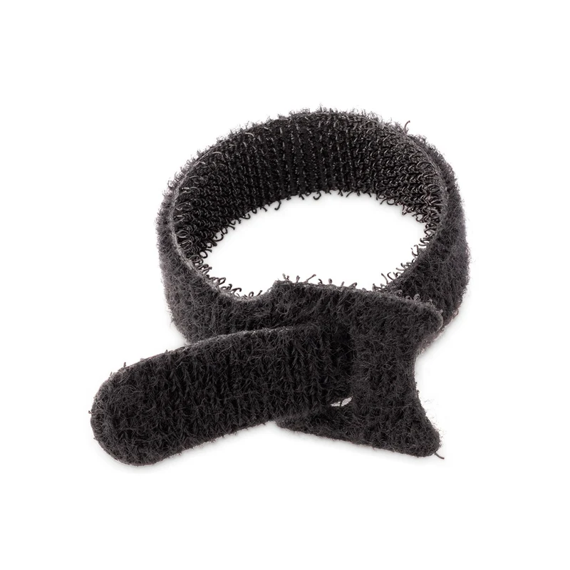 Attaches de câbles velcro 15cm/6po Noir (Paquet de 50)
