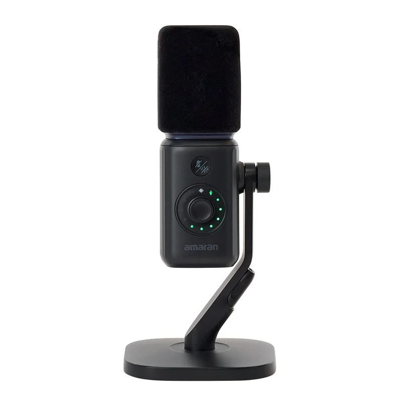 Microphone Ensemble de bureau (Charbon)