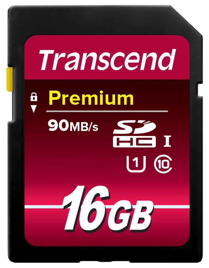 Carte Mémoire SDHC Premium 90 Mb/s 16GB