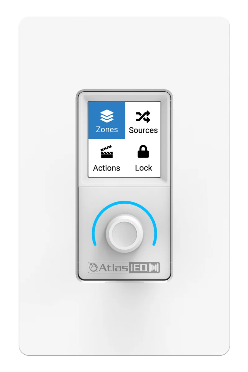 Controle de volume Atmosphere Zone/Source Blanc AtlasIED