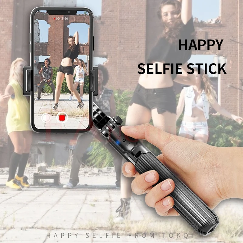 Bluetooth Handheld Gimbal Stabilizer Mobile Phone Selfie Stick