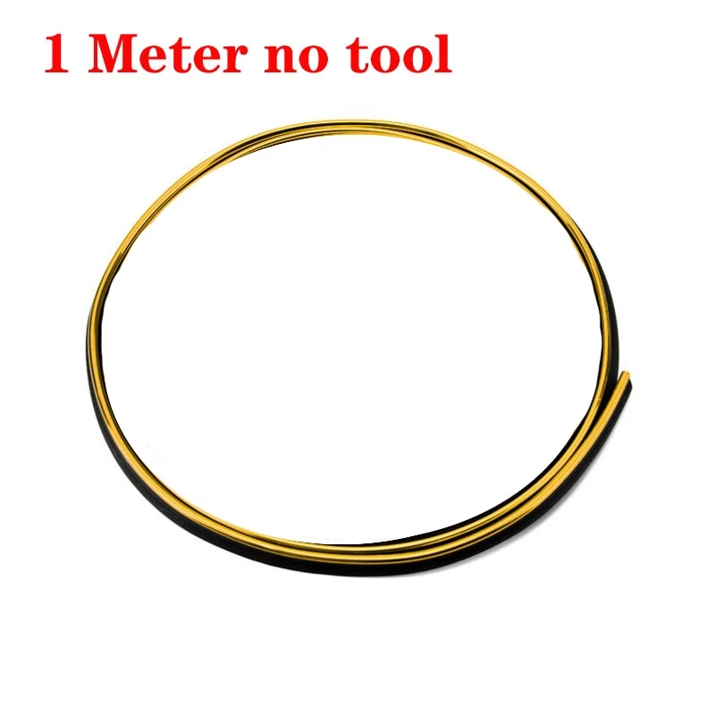 Universal Car Moulding Decoration Flexible Strips 5M/1M