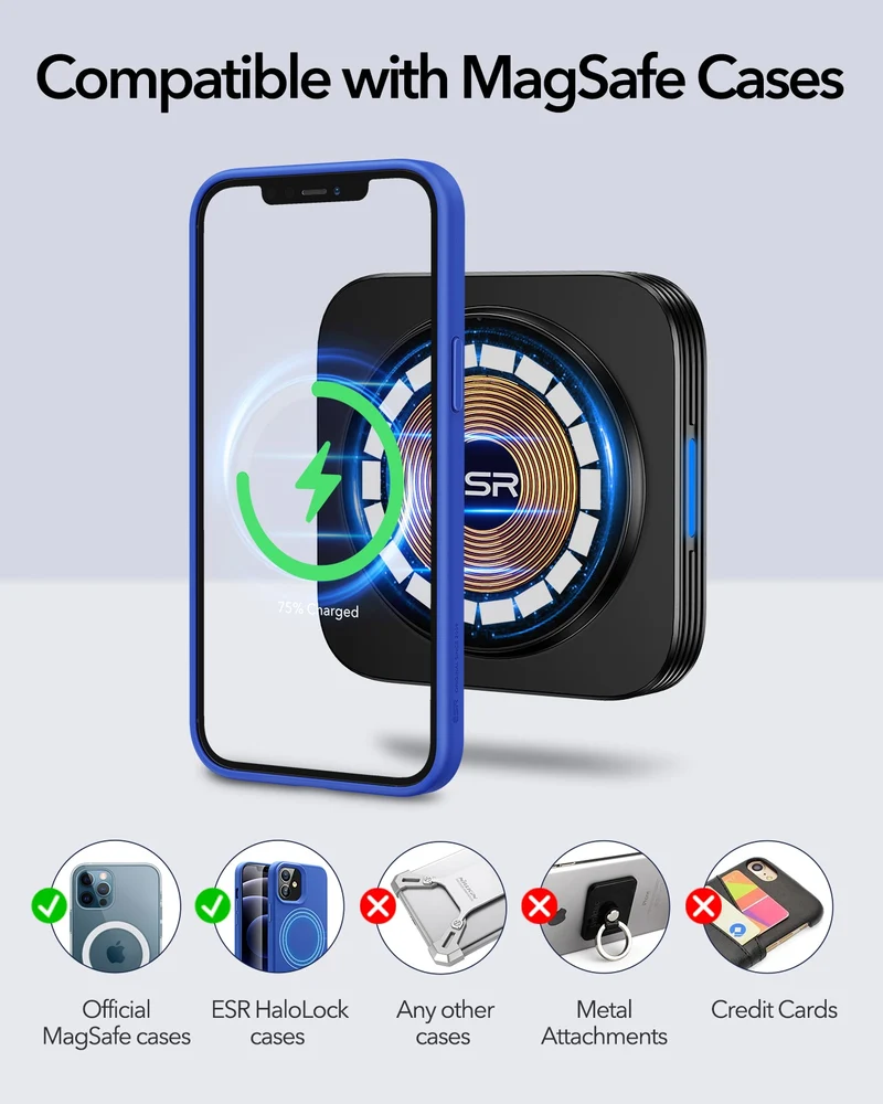 HaloLock Magnetic Wireless Car Charger