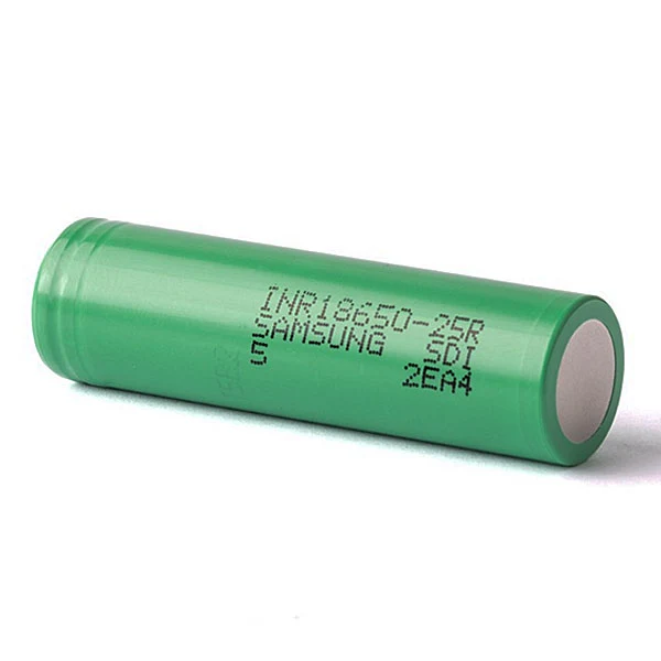 SAMSUNG INR18650-25R 3.7V 2500MAH (20A) LITHIUM-ION BATTERY