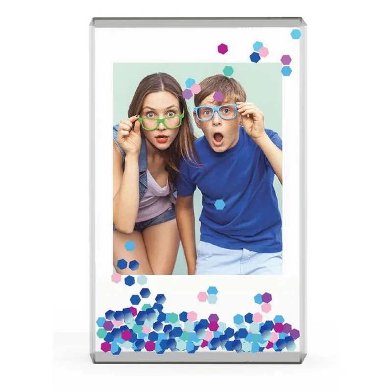 Ensemble de Cadres et Album 64 Photos avec Accessoires pour Instax Mini (Blanc)