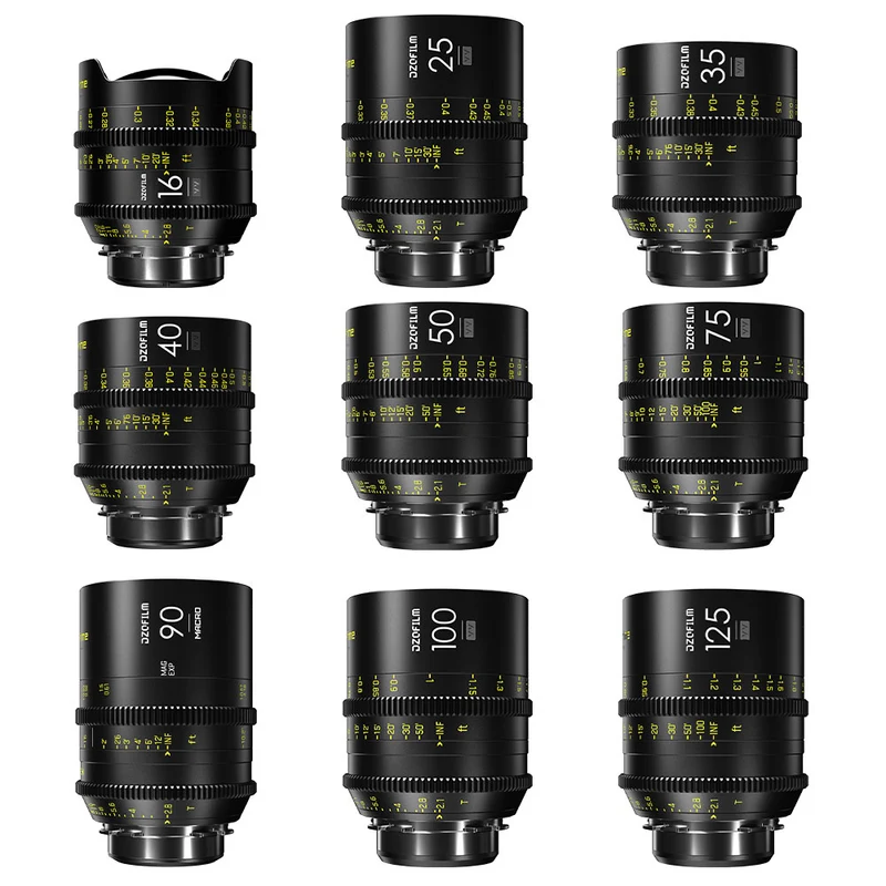 Ensemble Vespid Prime 16/25/35/40/50/75/90/100/125mm V2 PL/EF (Noir)