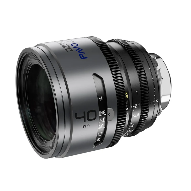 Pavo 40mm T2.1 2X Anamorphique PL/EF (Revêtement Bleu)