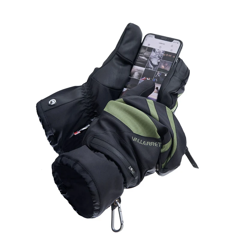Gants / Mitaines Skadi LRS Zipper (Vert, Petit)