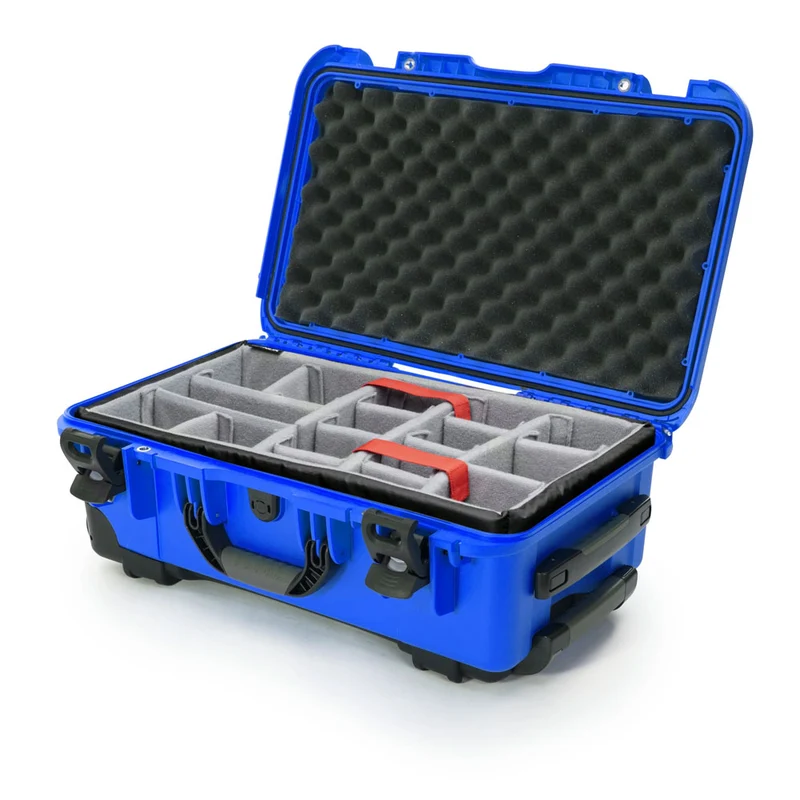Valise Rigide à roulettes Nanuk 935 avec Séparateurs rembourrés (Bleu)