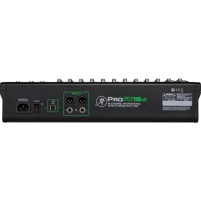 Mélangeur Professionnel de 16 Canaux avec USB - ProFX16v3