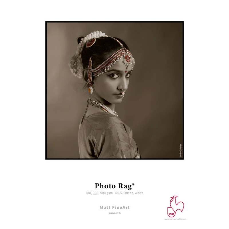 Papier Photo Rag 188gsm 8.5x11po (25 Feuilles)
