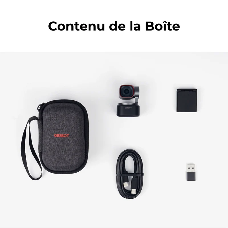 Webcam Tiny 3 PTZ 4K avec Audio Spatialisé et Alimentée par l’IA