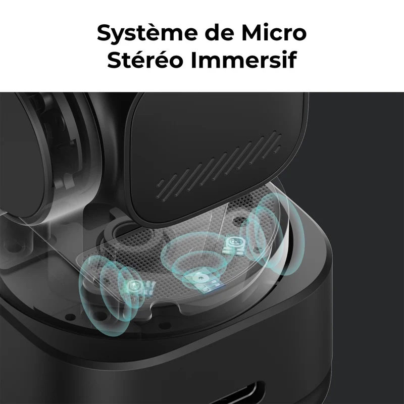 Webcam Tiny 3 Lite PTZ 4K avec Audio Spatialisé et Alimentée par l’IA