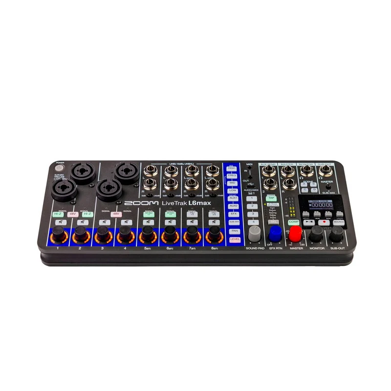 Mélangeur et Enregistreur 12 pistes LiveTrak L6max