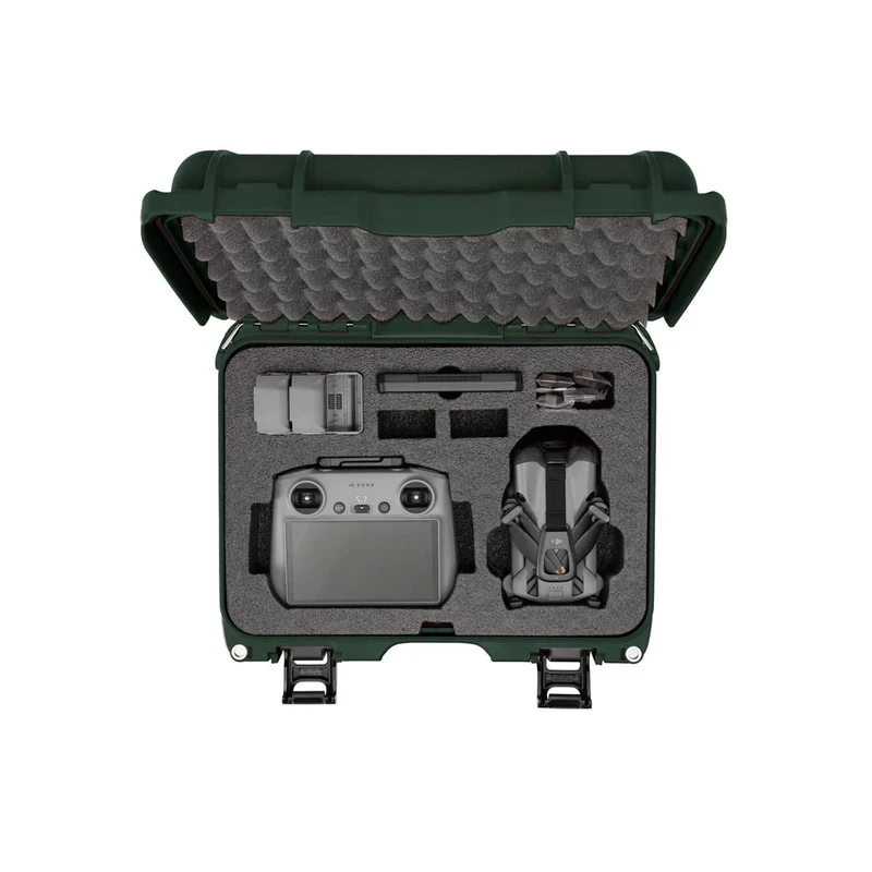 Valise Rigide Nanuk 915 pour DJI Mini 5 Pro Ensemble Fly More (Olive)