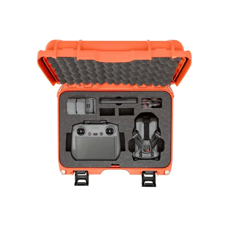 Valise Rigide Nanuk 915 pour DJI Mini 5 Pro Ensemble Fly More (Orange)