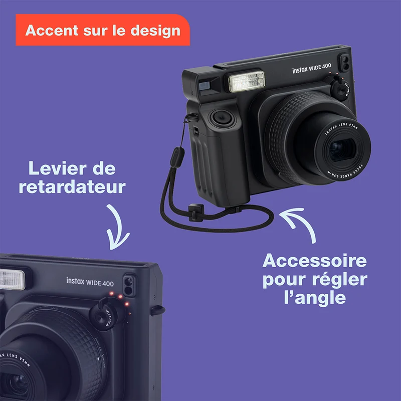 Instax Wide 400 (Noir)
