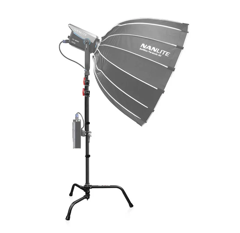Support C-Stand 40po avec Base Amovible Noir
