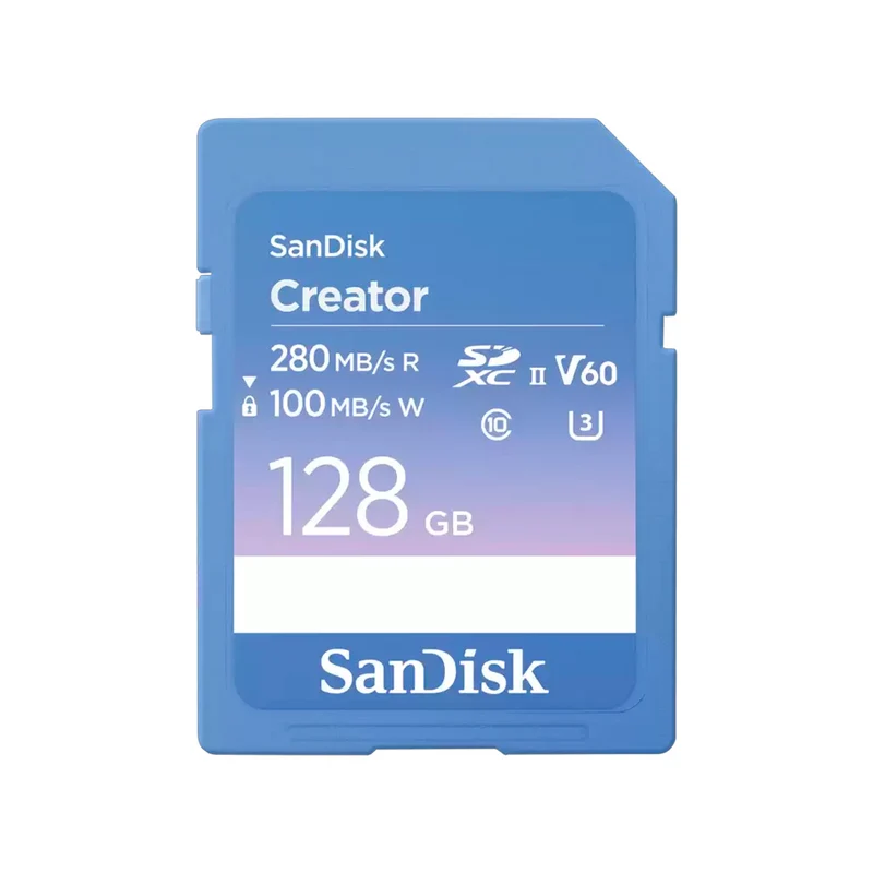 Carte Mémoire SDXC Série Créateur UHS-II V60 128GB