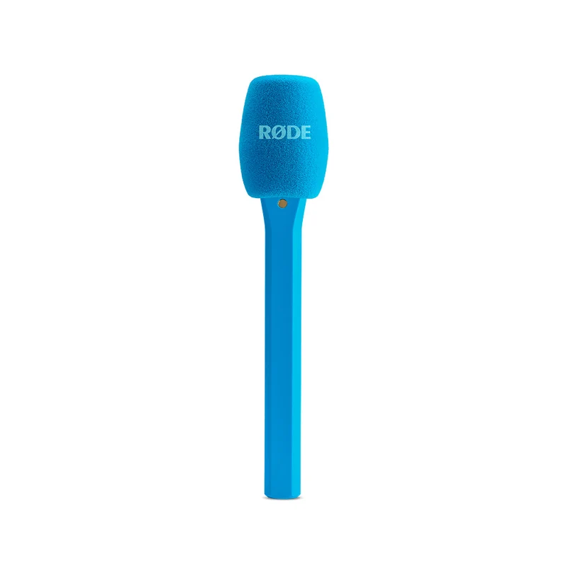Adaptateur à Main Interview Micro (Bleu)
