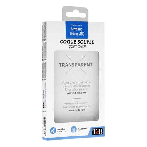 Coque souple transparente pour Samsung Galaxy A80