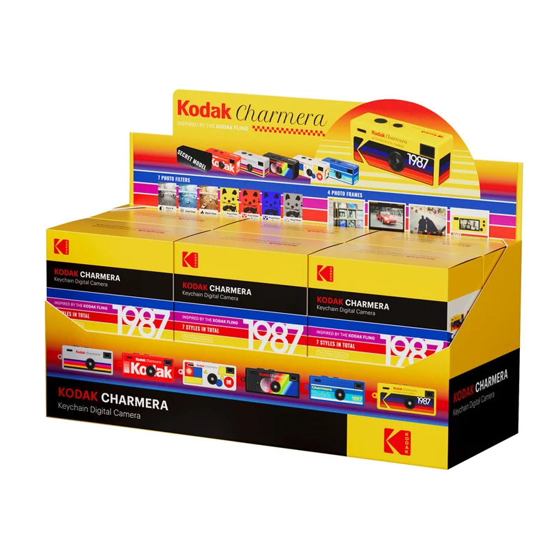 Appareil numérique porte-clé CHARMERA (Boîte Surprise, Lot de 6 différents)
